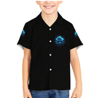 Your Demons Hide Under Your Bed Family Matching Mermaid Dress and Hawaiian Shirt - Wonder Print Shop