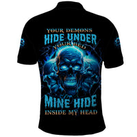 Your Demons Hide Under Your Bed Polo Shirt - Wonder Print Shop