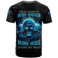 Your Demons Hide Under Your Bed T Shirt - Wonder Print Shop