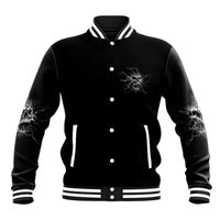 Even The Devil On My Shoulder Baseball Jacket - Wonder Print Shop