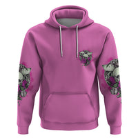 Stuck Between Idk Idc And IDGAF Pink Hoodie - Wonder Print Shop