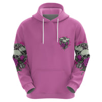 Stuck Between Idk Idc And IDGAF Pink Hoodie - Wonder Print Shop