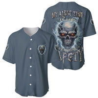 My Alone Time Is For Everyone's Safety Baseball Jersey - Wonder Print Shop