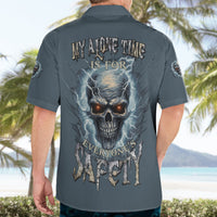My Alone Time Is For Everyone's Safety Hawaiian Shirt - Wonder Print Shop