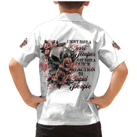 I Don't Have A Short Temper Family Matching Mermaid Dress and Hawaiian Shirt - Wonder Print Shop