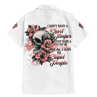I Don't Have A Short Temper Family Matching Mermaid Dress and Hawaiian Shirt - Wonder Print Shop