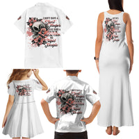 I Don't Have A Short Temper Family Matching Tank Maxi Dress and Hawaiian Shirt - Wonder Print Shop