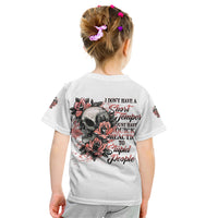 I Don't Have A Short Temper Kid T Shirt - Wonder Print Shop