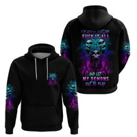 One Day Let My Demons Out To Play Hoodie - Wonder Print Shop