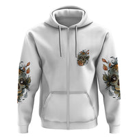 I Don't Need A Middle Skull Hoodie - Wonder Print Shop