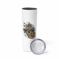 I Don't Need A Middle Skull Skinny Tumbler - Wonder Print Shop