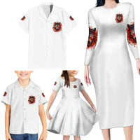 Judge Me When Wolf Family Matching Long Sleeve Bodycon Dress and Hawaiian Shirt - Wonder Print Shop