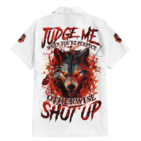 Judge Me When Wolf Family Matching Mermaid Dress and Hawaiian Shirt - Wonder Print Shop