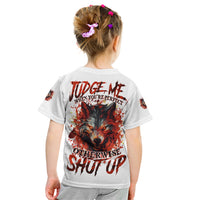 Judge Me When Wolf Kid T Shirt - Wonder Print Shop