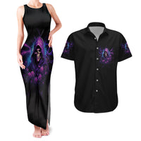 My Attitude Is Having Technical Problems Couples Matching Tank Maxi Dress and Hawaiian Shirt - Wonder Print Shop