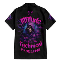 My Attitude Is Having Technical Problems Family Matching Mermaid Dress and Hawaiian Shirt - Wonder Print Shop