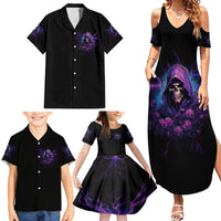 My Attitude Is Having Technical Problems Family Matching Summer Maxi Dress and Hawaiian Shirt - Wonder Print Shop