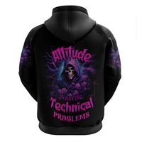 My Attitude Is Having Technical Problems Hoodie - Wonder Print Shop