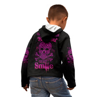 Can You See The F You Skull Rose Kid Hoodie - Wonder Print Shop