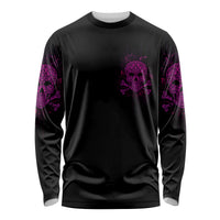 Can You See The F You Skull Rose Long Sleeve Shirt - Wonder Print Shop