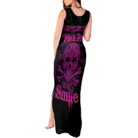 Can You See The F You Skull Rose Tank Maxi Dress - Wonder Print Shop