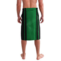 Comoros Lavalava with National Colors Green Yellow Black Crescent Moon and Stars Emblem