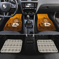Oman Car Mats with Traditional Camel Character and Desert Silhouette Design