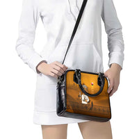 Oman Shoulder Handbag with Traditional Camel Character and Desert Silhouette Design