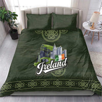 Celtic Ireland Bedding Set with Irish Flag Castle and Knotwork Design