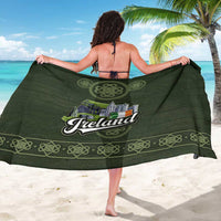 Celtic Ireland Sarong with Irish Flag Castle and Knotwork Design