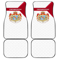 Denmark Car Mats with Cityscape Print and Royal Coat of Arms Design