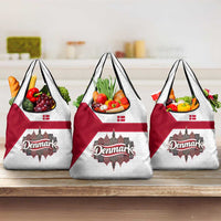Denmark Grocery Bag with Cityscape Print and Royal Coat of Arms Design