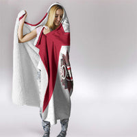 Denmark Hooded Blanket with Cityscape Print and Royal Coat of Arms Design