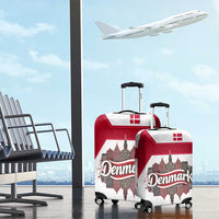 Denmark Luggage Cover with Cityscape Print and Royal Coat of Arms Design