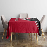 Denmark Flag Tablecloth with Viking Rune Pattern and Nordic Crest Design - Wonder Print Shop