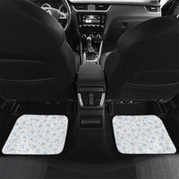 Colombia Palm Tree Landscape Car Mats with Tropical Flowers and Blue Sky Design - Wonder Print Shop