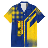 Colombia Flag Colors Family Matching Mermaid Dress and Hawaiian Shirt with National Crest and Libertad y Orden Motto Design - Wonder Print Shop