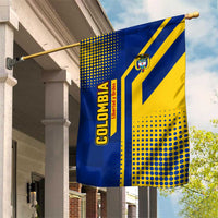 Colombia Flag Colors Garden Flag with National Crest and Libertad y Orden Motto Design - Wonder Print Shop