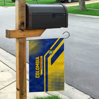 Colombia Flag Colors Garden Flag with National Crest and Libertad y Orden Motto Design - Wonder Print Shop