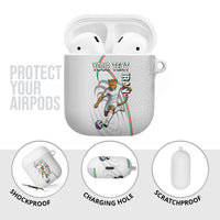 Personalized Iran Football Cheetah AirPods Case Team Melli Persian Soccer Graphic Art