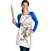 Personalized Iran Football Cheetah Apron Team Melli Persian Soccer Graphic Art