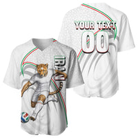 Personalized Iran Football Cheetah Baseball Jersey Team Melli Persian Soccer Graphic Art