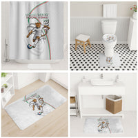 Personalized Iran Football Cheetah Bathroom Set Team Melli Persian Soccer Graphic Art
