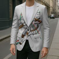 Personalized Iran Football Cheetah Blazer Team Melli Persian Soccer Graphic Art