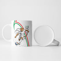 Personalized Iran Football Cheetah Ceramic Mug Team Melli Persian Soccer Graphic Art