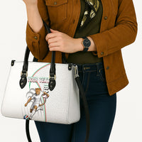 Personalized Iran Football Cheetah Leather Bag Team Melli Persian Soccer Graphic Art