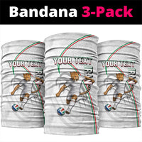 Personalized Iran Football Cheetah Neck Gaiter Team Melli Persian Soccer Graphic Art