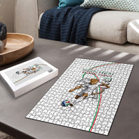 Personalized Iran Football Cheetah Puzzle Team Melli Persian Soccer Graphic Art