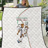 Personalized Iran Football Cheetah Quilt Team Melli Persian Soccer Graphic Art