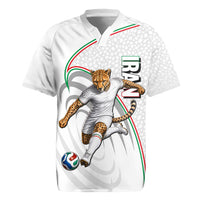 Personalized Iran Football Cheetah Rugby Jersey Team Melli Persian Soccer Graphic Art
